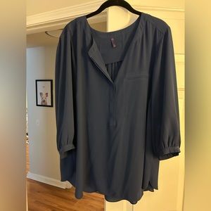 Navy blue float blouse